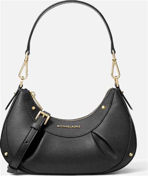 michael kors enzo small|Enzo Small Pebbled Leather Shoulder Bag .